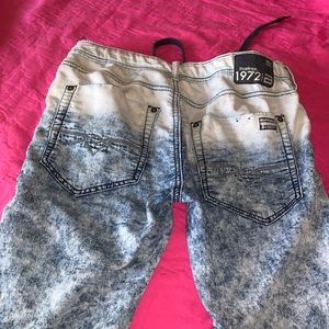 Buffalo David Britton Parker-X Marble dye shorts